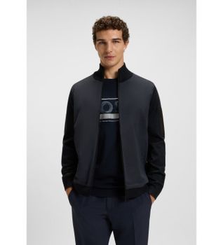 BOSS para hombre. 50541951 Jersey Momentum marino (M), Casual, Poliéster