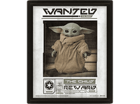poster 3d - pyramid international the mandalorian wanted child