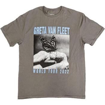 Greta Van Fleet Tops y Camisetas World Tour Butterfly para mujer