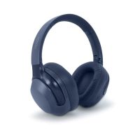 auriculares mooov inalambricos bluetooth con cancelacion activa de ruido microfono y audio espacial azul