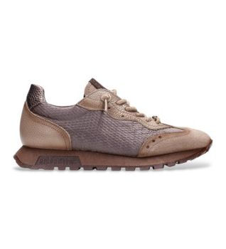 Hispanitas para mujer. HI264955 Zapatillas de Piel Oregon taupe (39), Plano, Cordones, Casual