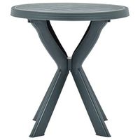 mesa bistro verde plastico o70 cm