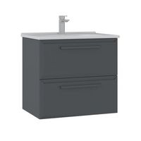 mueble para lavabo  - 65 x 50 x 62 cm - antracita