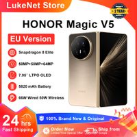 honor magic v5 version global original snapdragon 8 elite smartphone 5g pantalla oled dual hdr 5820mah 795 66w supercharge