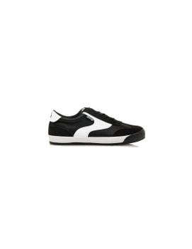 Zapatillas Mustang 2025 V Attitude Mujer Murri Negro Bulle Blanco