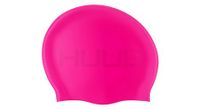bonnet de bain cheveux long huub   neon pink