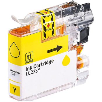 Compatible Yellow Brother LC223Y Ink Cartridge