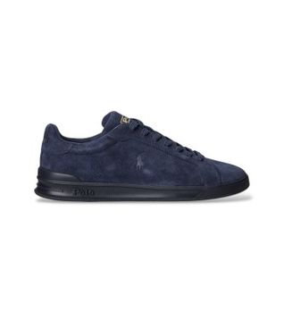 Polo Ralph Lauren para hombre. 809877601002 Zapatillas de Ante Heritage Court II marino (47), Piel, Plano, Cordones, Deportivo