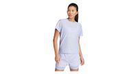 camiseta de manga corta adidas own the run  violeta  mujer