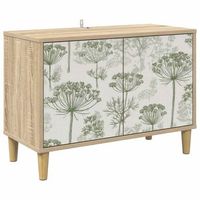 mueble de tv gotha 69 x 33 x 50 cm sonoma madera de ingenieria vidaxl