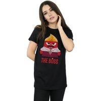 disney camiseta inside out anger the boss para mujer