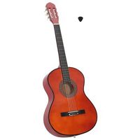 guitarra clasica para principiantes madera tilo negro 44 39 vidaxl