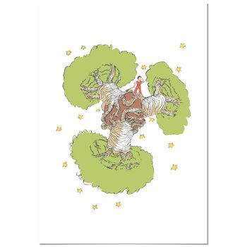 Cuadro Lienzo El Principito Bosque 70x100cm