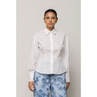 kaos collezioni camisa spjcf001-bianco para mujer