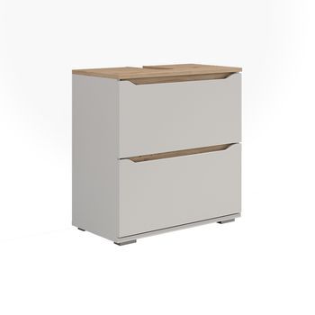 Mueble Bajo Lavabo Ruben 60.2 X 62.5 Cm Con 2 Cajones Vicco