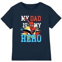 marvel camiseta dad hero para nino