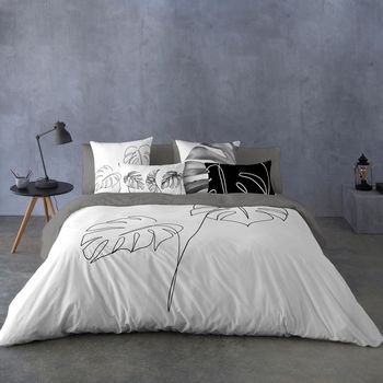 Funda Nordica Blanca 100% Algodón Cama 150