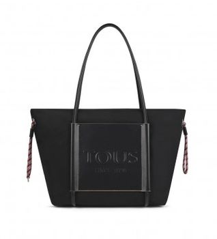 TOUS para mujer. 2001581151 Bolso Capazo Xl. Empire Soft Negro (OSFA), Casual, Sostenible, Nylon reciclado
