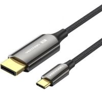 cable conversor usb-c a displayport vention crfbf 8k 60hz 1m bidireccional negro