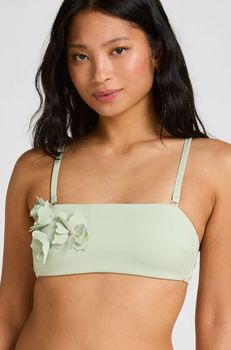 Hunkemöller Top de Bikini Bandeau Tulum Verde