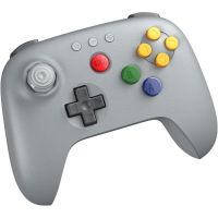 mando inalambrico 8bitdo 64 bluetooth gris clasico vibracion switch pc android