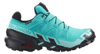 salomon speedcross 6 gtx - mujer - azul