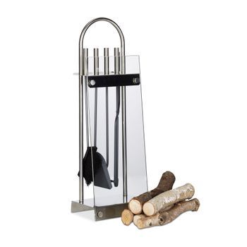 Chimenea De 5 Piezas Plateado