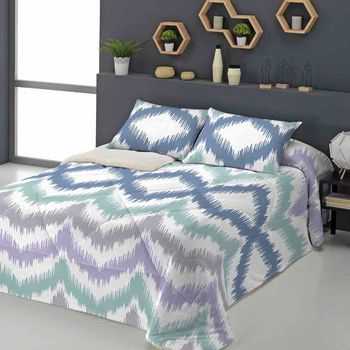 Edredón Sedalina Sherpa Quito 650 Gr/m2 + Funda Cojín 135 Cm Rufino Diaz, Azul