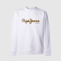 pepe jeans jersey dorian crew blanco pm582757-800