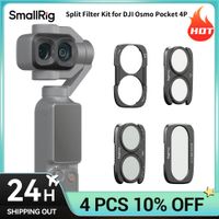 kit de filtros divididos smallrig 4p para dji osmo pocket 4p con cpl  difusion negra 14  filtro vnd1-5 para flexibilidad creativa 6477