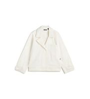 ecoalf para mujer mcwgajksoira0174w24-000 chaqueta soira blanco l casual algodon sostenible