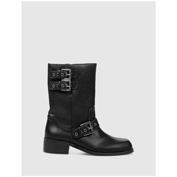 Kamome Botas BOTÍN ZUKA NEGRO para mujer