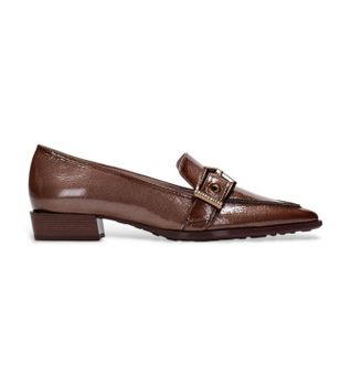 Hispanitas para mujer. HI254262 Zapatos de Piel Turin marrón (37), 1 a 3cm, Ninguno, Casual, Fiesta, Clásico