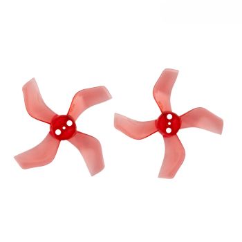 4 pares de Gemfan 1636 1.6x3.6x4 40 mm hélice de 4 palas con orificio de 1 mm para el dron RC 1103 1105 FPV Carreras Mot