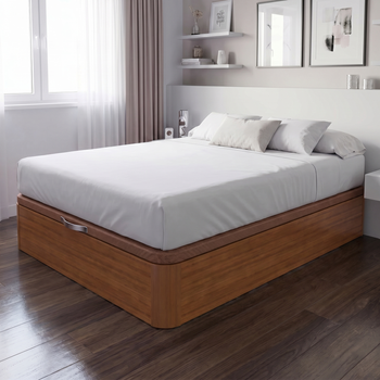 Canape Madera Alta Resistencia  Cerezo  105x200 - Incluye Montaje