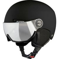 casco de invierno alpina arber visor q lite negro mate 58-61