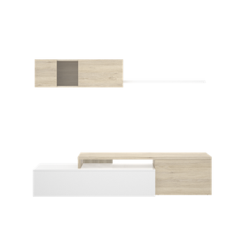 Conjunto De Salón Compacto Moderno Para Televisión Y Almacenamiento