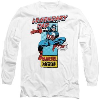 Marvel Camiseta manga larga Legendary Dad para hombre