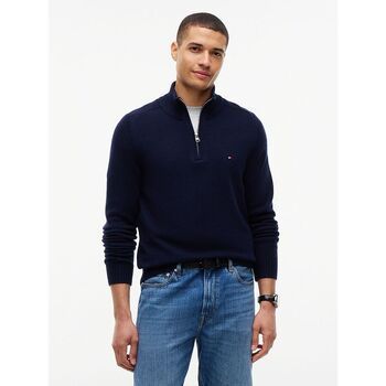 Tommy Hilfiger Jersey MW0MW36536 LAMBSWOOL ZIP-DW5 NAVY BLUE para hombre