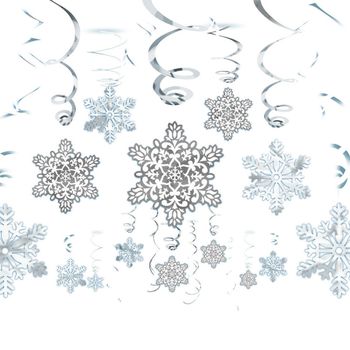 Snowflake Swirl Decorations