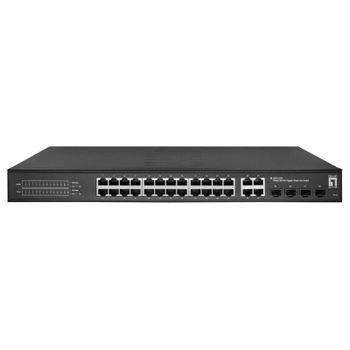 LevelOne Hilbert GES-2128 Switch Gestionado L2 24 Puertos Gigabit + 4 Puertos SFP