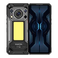 oukitel wp500 telefono resistente 5g con camara termica 10000mah carga rapida de 45w 36gb1224 ram  1tb rom dimensity 8300 678 120hz luz de camping smartphone para exteriores