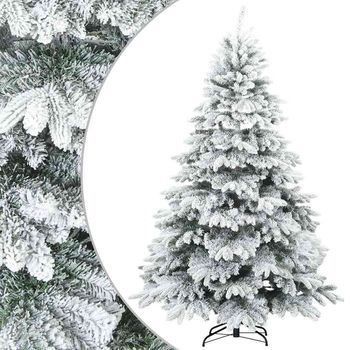 Árbol De Navidad Artificial Plegable Cubierto De Nieve 180 Cm Vidaxl