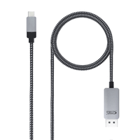 nanocable cable conversor usb-cm a dpm 18 m