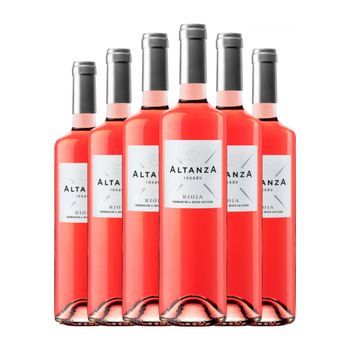 Altanza Vino Rosado Lealtanza Rioja Joven 75 Cl 14% Vol. (pack De 6 Unidades)