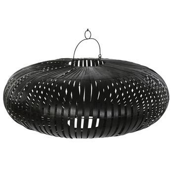 Pantalla Bambu 80x80x30 Techo Negro