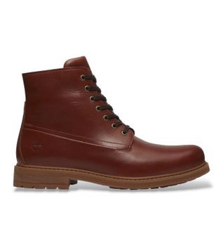 Timberland para hombre. TB0A2N2GEM61 Botines de piel Stormbucks marrón (50), Plano, Cremallera, Casual