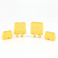 conector de enchufe amass xt90 con funda 1 par para cable de bateria de dron avion y automovil rc