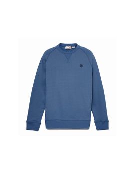 Sudadera Timberland Exeter River Brushed Back Crew Hombre Azul