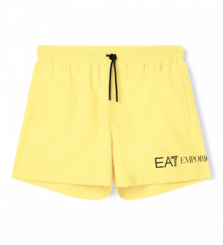 EA7 para hombre. 7M002000_AF13049 Bañador Water sports amarillo (M), Casual, Deportivo, Beachwear, Poliéster